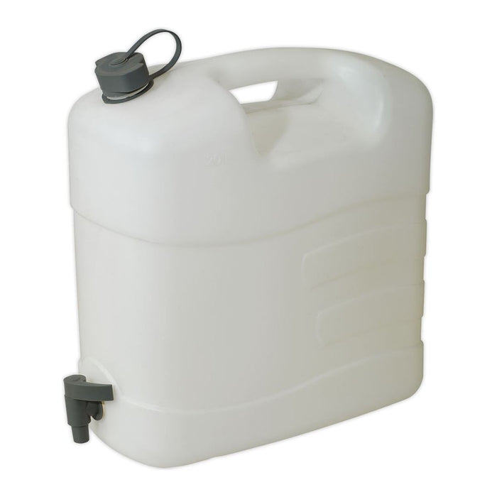 Sealey Fluid Container 20L with Tap WC20T Sealey - Town Tools 