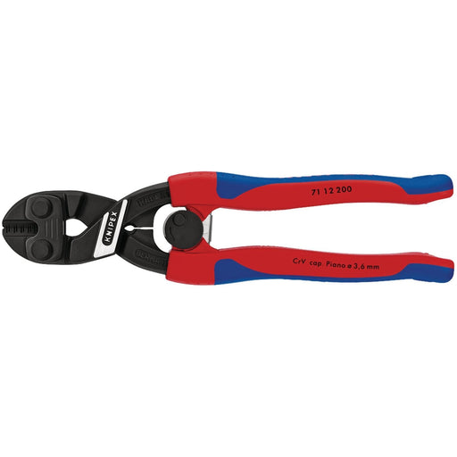 Draper Knipex Cobolt 71 12 200 SB Compact Bolt Cutters with Sprung Handles, 200m Draper - Town Tools 