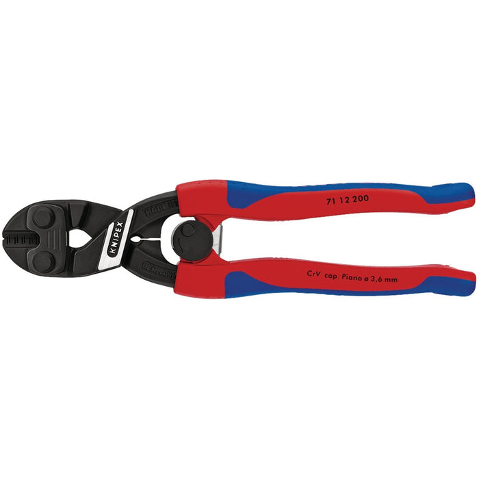 Draper Knipex Cobolt 71 12 200 SB Compact Bolt Cutters with Sprung Handles, 200m Draper - Town Tools 