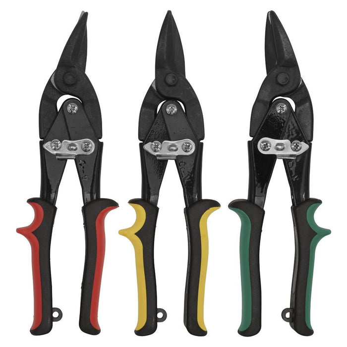 Sealey Aviation Tin Snips Set 3pc AK6907 Sealey - Town Tools 