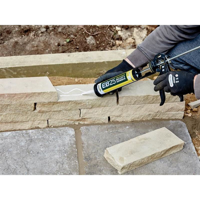 Everbuild Sika EB25 Hybrid Sealant Adhesive White 300ml Everbuild Sika - Town Tools