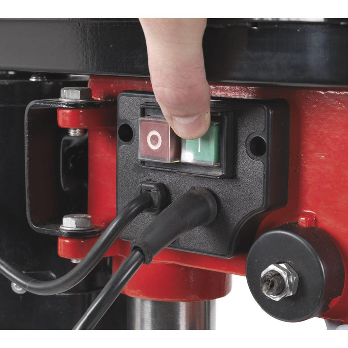 Sealey Pillar Drill 5-Speed Hobby Model 580mm Height 350W/230V SDM30 Sealey - Town Tools 