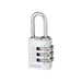 Abus Mechanical 145/20 20mm Aluminium Combination Padlock Silver 46574 ABUS Mechanical - Town Tools