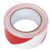 Sealey Hazard Warning Tape 50mm x 33m Red/White HWTRW Sealey - Town Tools 