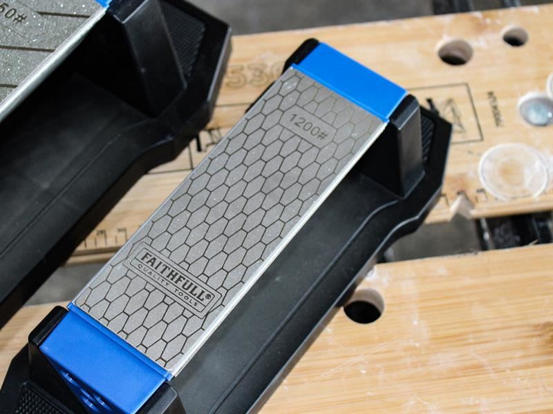 Faithfull Diamond Sharpening Tri-Stone 400, 1000 & 1200G Faithfull - Town Tools