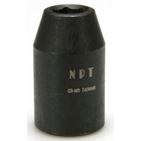 Carlyle Tools Socket - Shallow Impact - Metric - 1/2In. Dr - 12 mm