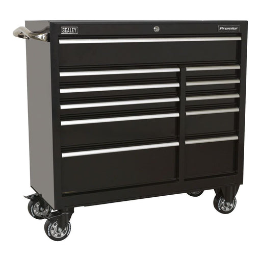 Sealey Rollcab 11 Drawer 1055mm Heavy-Duty Black PTB105511 Sealey - Town Tools 