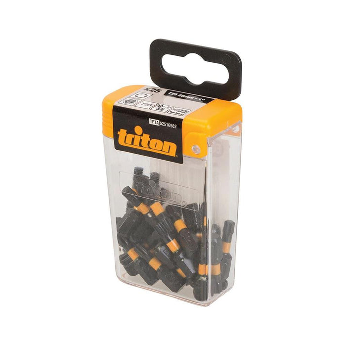 Triton T25 Screwdriver Impact Bit 25pk T25 25mm Triton - Town Tools 