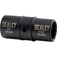 Sealey 1/4"Dr Flip Socket 7/16" x 1/2"