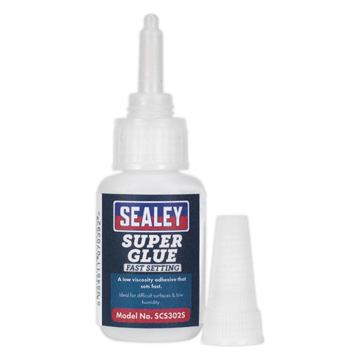 Sealey Super Glue Fast Setting 20g SCS302S Sealey - Town Tools 