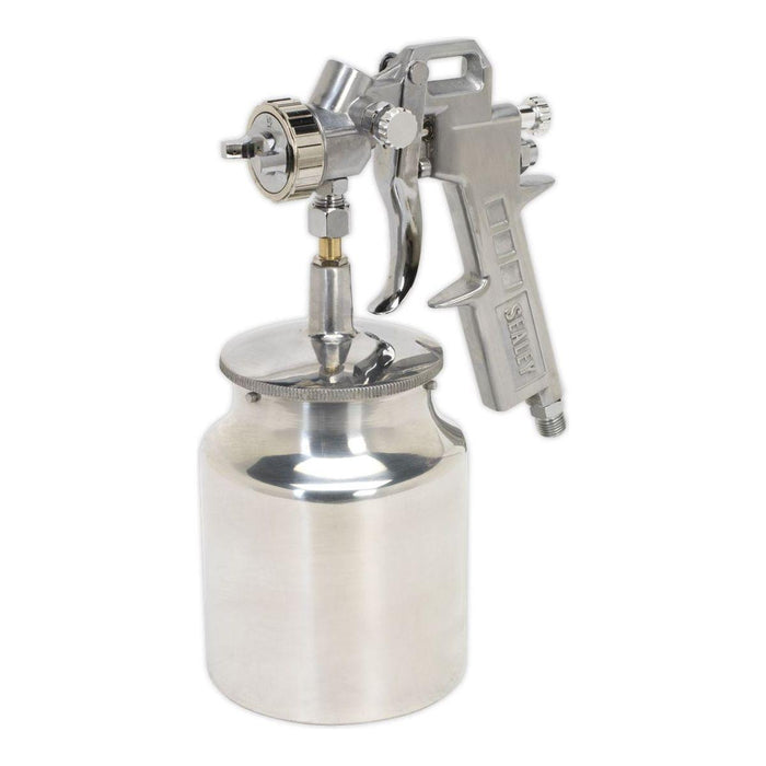 Sealey Spray Gun Suction Feed General-Purpose 1.5mm Set-Up SSG2 Sealey - Town Tools 