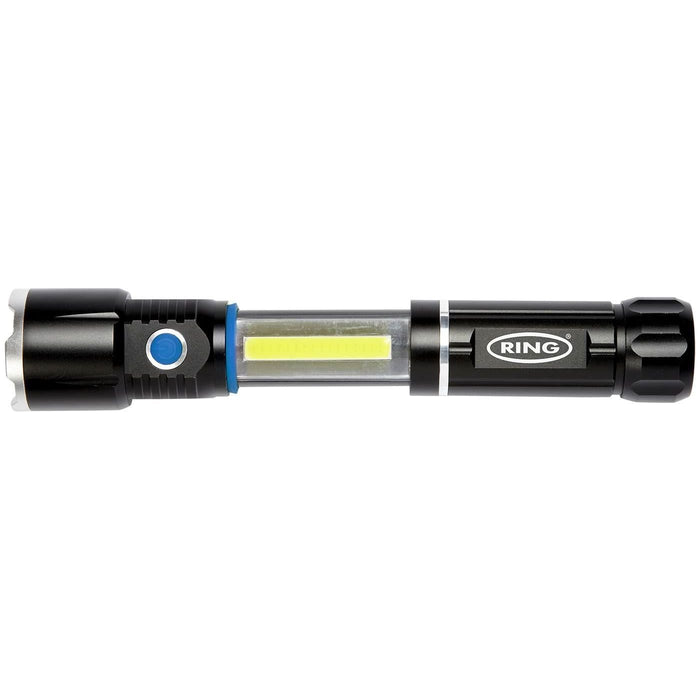 CCA Ring Telescopic LED Torch with Lamp - RT5195 Ring Automotive - Town Tools 