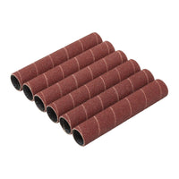 Draper Aluminium Oxide Sanding Sleeves, 19 x 115mm, 80 Grit (Pack of 6)
