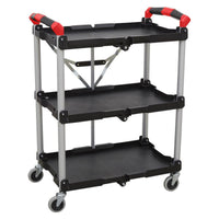 Sealey Folding Workshop Trolley 3-Level CX314