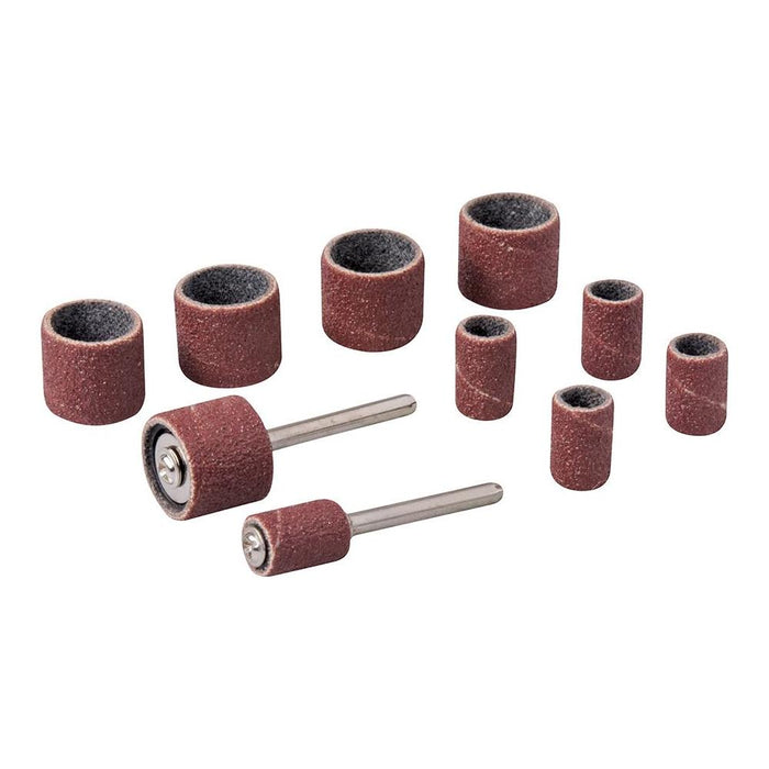 Silverline Rotary Tool Drum Sanding Kit 12pce 6.35mm (1/4") & 12.70mm (1/2") Silverline - Town Tools 
