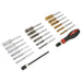 Sealey Cleaning & Decarbonising Brush Set 20pc VS1800 Sealey - Town Tools 