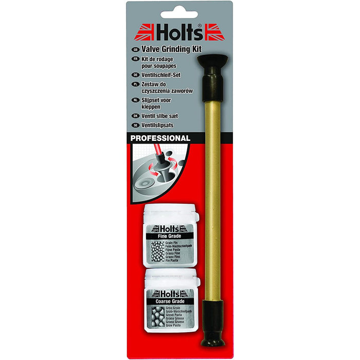 Holts Valve Grinding 3 Piece Kit Coarse & Fine Grade Paste Lapping Stick Grinder Holts - Town Tools 