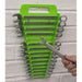 Sealey Spanner Rack Capacity 15 Spanners Hi-Vis Green WR08HV Sealey - Town Tools 