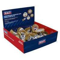 Sealey Wire Brushes Assorted Sizes Display Box of 40 BWBS40DB