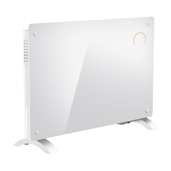 Baridi 2000W Electric Glass Panel Heater with 24/7 Timer, Remote Control & Wi-Fi - White Baridi - Town Tools