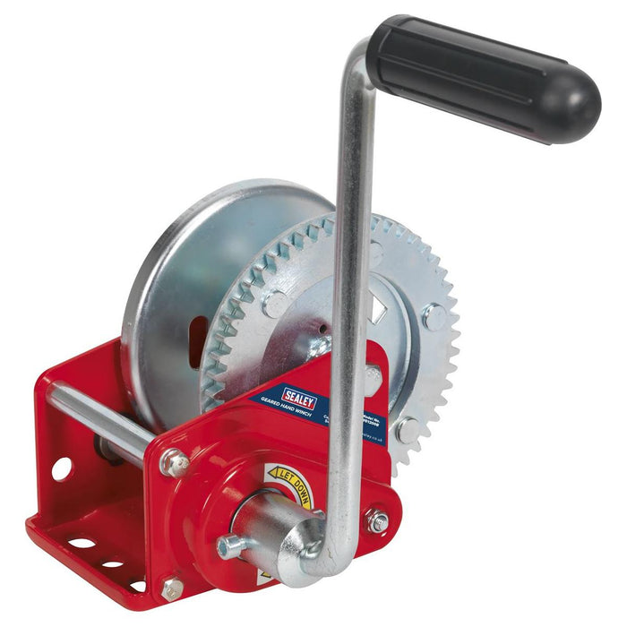 Sealey Geared Hand Winch with Brake 540kg Capacity GWE1200B