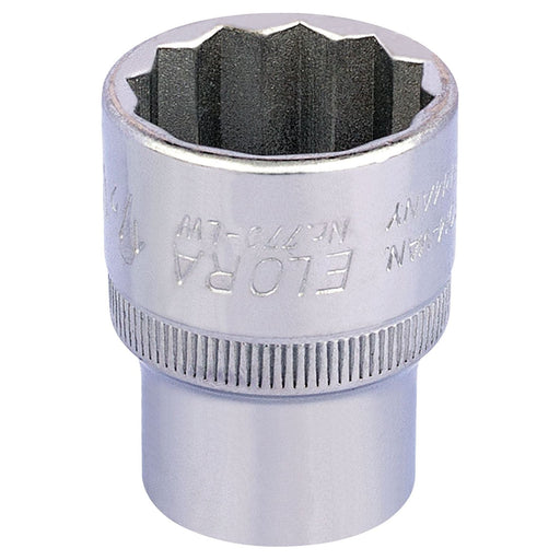 Draper Elora Whitworth Bi-Hexagon Socket, 1/2" Sq. Dr., 1/2" 24856 Draper - Town Tools 