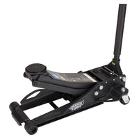 Draper Expert Professional Low Profile Fast Lift Garage Trolley Jack, 3 Tonne, Black