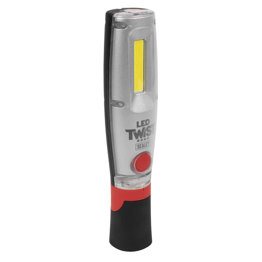 Sealey LED Twist Rechargeable Inspection Light 16W COB & 1W SMD LED2001 Sealey - Town Tools 
