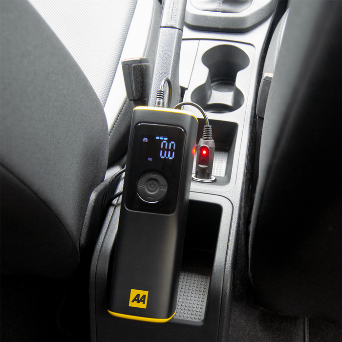 AA Rechargeable Tyre Inflator With Power Bank 12V USB