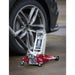 Sealey Trolley Jack 1.5 Tonne Low Profile Aluminium Rocket Lift RJA1550 Sealey - Town Tools 