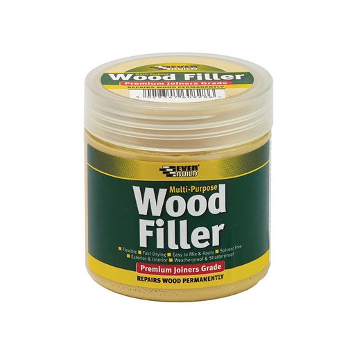 Everbuild Sika Multipurpose Premium Joiners Grade Wood Filler Medium Stainable 250ml Everbuild Sika - Town Tools