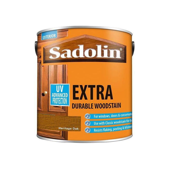Sadolin Extra Durable Woodstain Heritage Oak 2.5 litre Sadolin - Town Tools