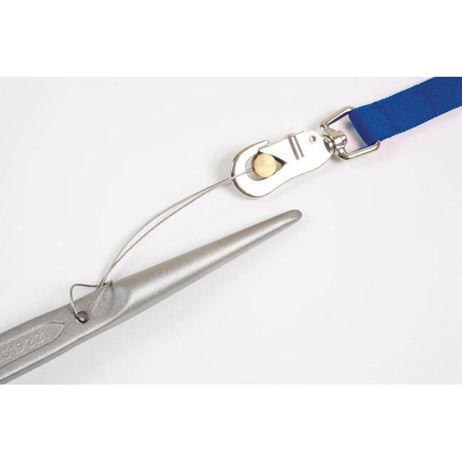 Laser Safety Tool Lanyard - 2 x Zinc Alloy Hooks & 4mm Wire 6876 Laser - Town Tools 