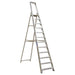 Sealey Industrial Step Ladder 12-Tread Aluminium - BS 2037/1 AXL12 Sealey - Town Tools 