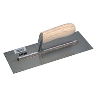 R.S.T. Plasterer's Finishing Trowel Grade B Banana Wooden Handle 11 x 4.1/2in