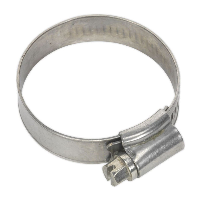 Sealey Hose Clip Stainless Steel32-44mm Pack of 10 SHCSS1 Sealey - Town Tools 