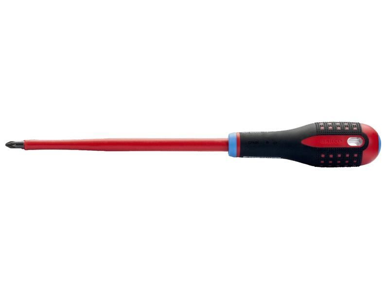 Bahco ERGO VDE Insulated Pozi Screwdriver PZ2 x 100mm Bahco - Town Tools