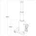 Viking Viking Telescopic Bottle Jack 5 Tonne PTBJ5S Viking - Town Tools 