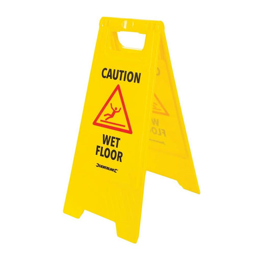 Silverline 'A' Frame Caution Wet Floor Sign 295 x 610mm English Silverline - Town Tools 