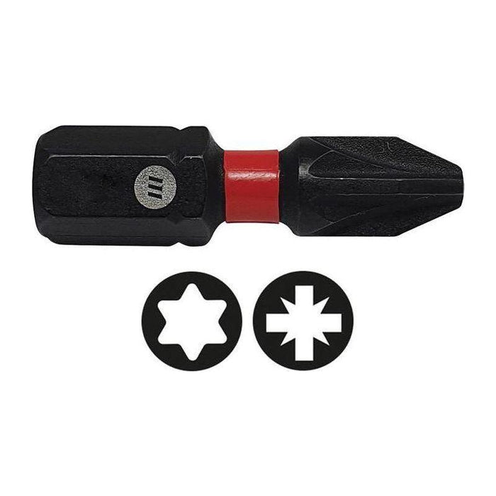 Forgefix ForgeFast Pozidriv Compatible Impact Bit PZ1 x 25mm (Card 2) ForgeFix - Town Tools