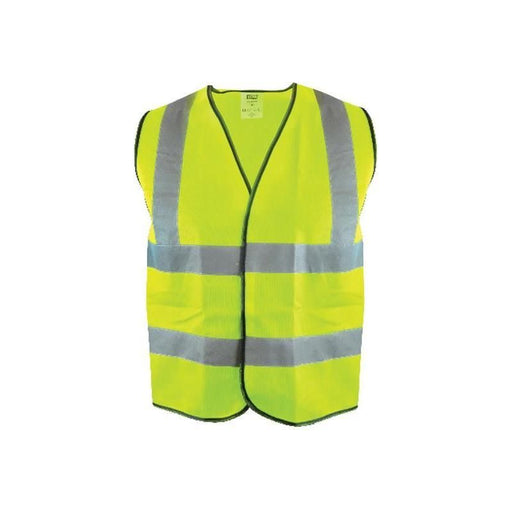 Scan Hi-Vis Yellow Waistcoat - XXL (52in) Scan - Town Tools
