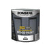 Ronseal 10 Year Weatherproof Wood Paint White Satin 2.5 litre Ronseal - Town Tools