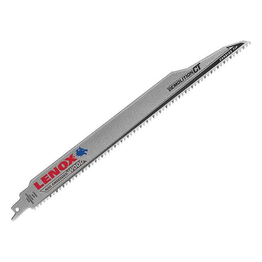 Lenox 156RCT DEMOLITION CT™ Reciprocating Saw Blade 300mm 6 TPI LENOX - Town Tools
