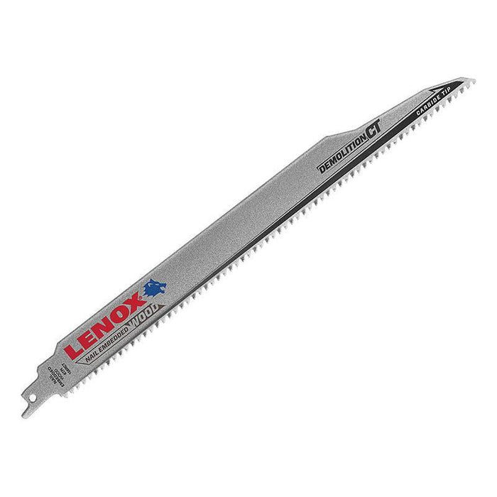 Lenox 156RCT DEMOLITION CT™ Reciprocating Saw Blade 300mm 6 TPI LENOX - Town Tools