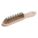 Silverline Brassed Wire Brush 4 Row Silverline - Town Tools 