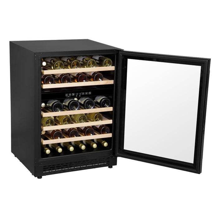 Baridi 46 Bottle Under-Counter/Freestanding Dual Zone Fridge & Cooler 60cm