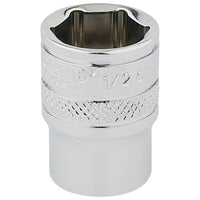 Draper HI-TORQ 6 Point Socket, 1/4" Sq. Dr., 1/2" 49010