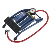 Sealey Foot Pump Twin Barrel FP2