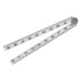 Faithfull Folding Rule White ABS Plastic 1m (36in) Faithfull - Town Tools