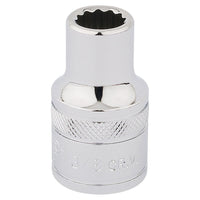Draper HI-TORQ 12 Point Socket, 1/2" Sq. Dr., 3/8" 33599